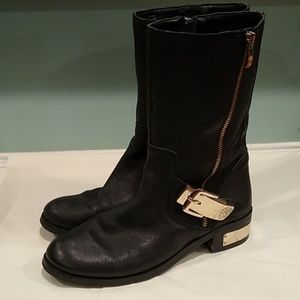 Vince Camuto Wex moto leather boots 8